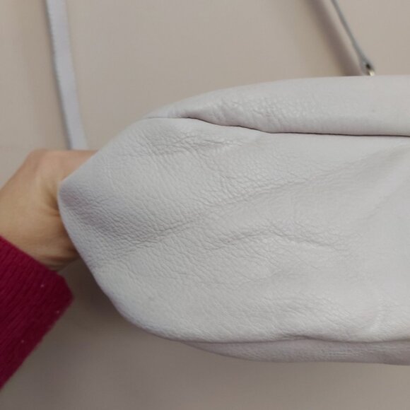 Whistles leather cream crossbody bag - Picture 7 of 13